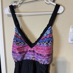 Swimsuits for All Swim Dress Sz 16 bathing suit modest Shore Club One Piece Black Photo 1