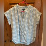 J Crew Mercantile Floral Chambray Camp Shirt Size Small Sz S Blue Photo 0
