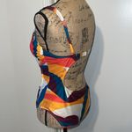 Shade & Shore Women's One Shoulder Cut Out One Piece Swimsuit Abstract Photo 9