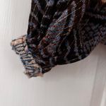 Ulla Johnson Pauline Printed Silk Chiffon Blouse Moonstone Blouse Size 2 Peasant Photo 6