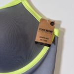 Victoria’s Secret Ultimate Push up Corset Gray Yellow Sports Bra New Size XXL Photo 3
