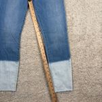 frame denim FRAME Le Skinny de Jeanne Crop Jeans Size 30 Light Wash Dip Dye Photo 8
