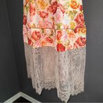 Rachel Parcell RP New w $178 Tags Floral Peach Pink Orange Midi Dress Womens XS Photo 5