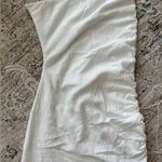 Sky To Moon Women's White‎ Strapless Mini Dress Ruched Side Size Medium White Photo 0