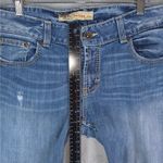 BKE  Jeans Womens 34x20 Blue Culture Boot Cut Off Crop Raw Hem DIY Ankle Cropped Photo 9