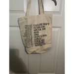 Taylor Swift The Eras Tour Tote Bag Concert Promo Album Eras Beige Tan Photo 2