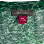 Vince Camuto XXL Green Tropical Palm Leaf Print Tunic Top Women's Photo 3