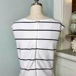 Lane Bryant White Scuba Striped Fit & Flare Dress Party Career Office Casual 26 Photo 8