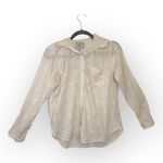 Rails  Charli Pink Pineapple Linen Blend Button Down Resort Coastal Shirt S Photo 2