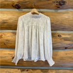 Knox Rose  Mockneck Cream Long Sleeve size M Photo 1