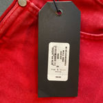 Rag and Bone NWT Red Denim Jean Mini Skirt, Size 28 Photo 3