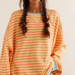 Free People We The Free Oversized Crew Neck, NWOT, XS Photo 0