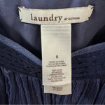 Laundry by Design  100% Silk Chiffon Halter Style A-Line Knee Length Dress size 6 Photo 2