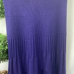 San Remo Purple Knit Sweater & Pleated Skirt Set S Photo 5