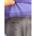 Nike  Pro Purple Base Layer Caprim Pants Cropped Compression Womens Size Medium Photo 5