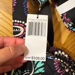 Vera Bradley NWT  Compact Traveler Bag black floral paisley Photo 2