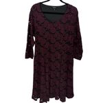 Torrid  Floral Lace Fluted‎ Whimsigoth Fairy Grunge Dress 2X Photo 4