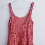 Free People  Beach Crochet Eyelet Hi-Lo Universal Coverup Dress Photo 5