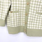 Joie Gingham Boyfriend Oversized Cardigan Sweater New Country House Chic Photo 1