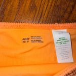 Aerie NWOT  Orange Ribbed High Waisted Bikini XS Photo 3