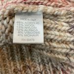 Anthropologie Elsamanda Chunky Cable Knit Sweater Italy Wool Alpaca Mohair Blend Size Large Photo 8