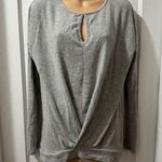 Pinkblush Grey Long Sleeve Maternity Top in S Photo 0