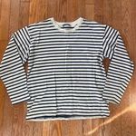 ZARA cream white and black  crewneck Photo 0