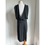 Robert Rodriguez Robert Rodriquez Cocktail Dress Grey Size large Knit Jersey Knee Length Photo 10