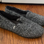 Toms  Women's Alpargata Ribbed Sweater Black Multi Size 8.5 Photo 0