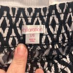 Xhilaration ‎ Women's Large Black White Diamond Print Elastic Waist Jogger Pants Photo 4