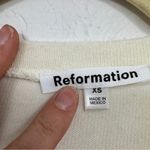 Reformation Cream Long Sleeve Tunic Sweater Womens XS Casual Pullover Photo 4