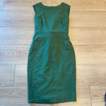 Boden Jessica Ponte Dress Tie Front Jersey Knit Cotton Blend Size 8P Petite Green Photo 1