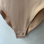 Old Navy New with tags  bodysuit XS tan beige cream neutral nude v neck Photo 3
