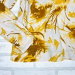 Vera Wang Simply Vera Beautiful Yellow & White Long Sleeve Shirt‎ Size Small by  Photo 1