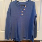 Oversized Sweater Blue Size L Photo 0