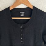 Club Monaco 100% Merino Wool Sweater Dress Black Small Photo 3