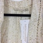 Soft Surroundings NWT Cream Sequin Glamour Kimono Cardigan Medium Bohemian Photo 4