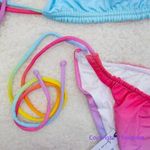 New! Set! Monica Hansen Beachwear MHB Miami vice bikini, size XL Pink Photo 7