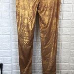 ERIC modern 5 pocket gold shimmer ankle length jeggings women’s size 4 NWT Photo 4