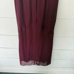 Birdy Grey Women’s XS Maroon Cabernet Grecian Dress Photo 5
