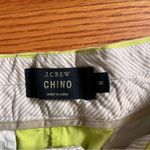 J.Crew  Chino Neon Green Yellow Shorts Photo 5