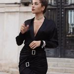 ZARA JEWEL SATIN DRESS Photo 1