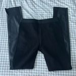 BCBGMAXAZRIA Black Women's Faux Leather Leggings Photo 8