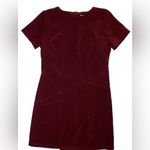 R & K Vintage Originals Petite Short Sleeve Shift Dress in Maroon - size 8P Photo 2