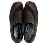 Ecco  Brown Leather and Suede Slip On Loafers 41 Photo 11