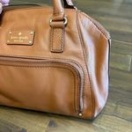 Kate Spade  Baxter Street Catalina Tan Caramel Leather Tote Bag Shoulder Work Photo 2