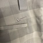 Nike  golf straight Leg Pants brown plaid size 12‎ Photo 3