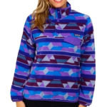 Patagonia  Synchilla Guatemalan Tango Blue Purple Aztec Snap-T Pullover Small Photo 0