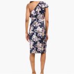 Eliza J NEW  beautiful one shoulder jacquard ruffle dress Photo 1