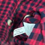 Madewell Red Black Gingham Long Sleeve Pajama Top Sz S Photo 3